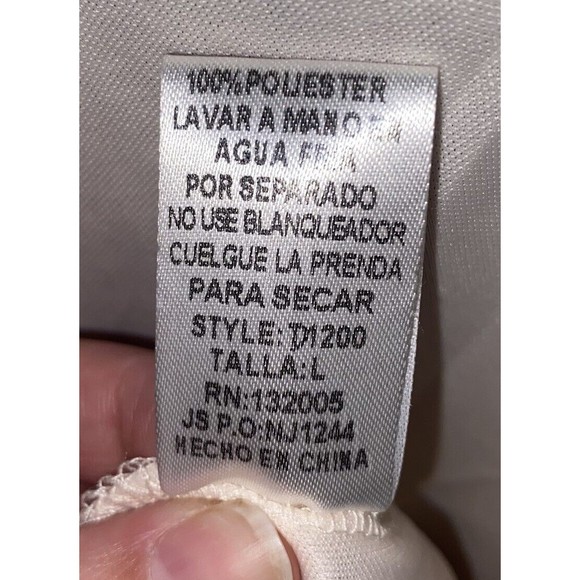 Scrap-Work Large Dress Lace Hem Brown Floral Scrap Work Romantic - Picture 9 of 11